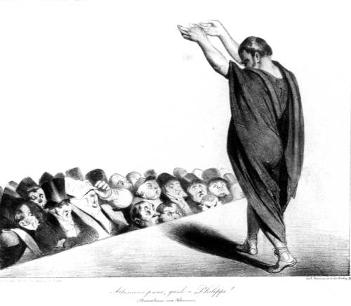 Athniens, prenez garde  Philipp by Daumier
