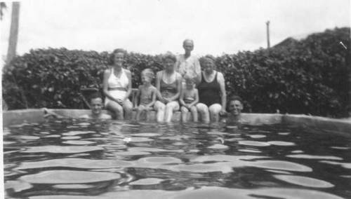 Englarts built a swimming pool 1946