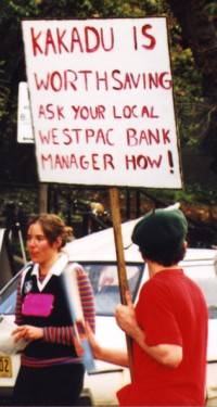 Melbourne Blockade of North Ltd in solidarity 1st September 1998