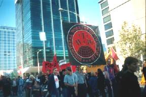 IWW members at May Day March - Melbourne 2001