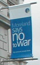 Moreland Council Sign on the Brunswick Town Hall