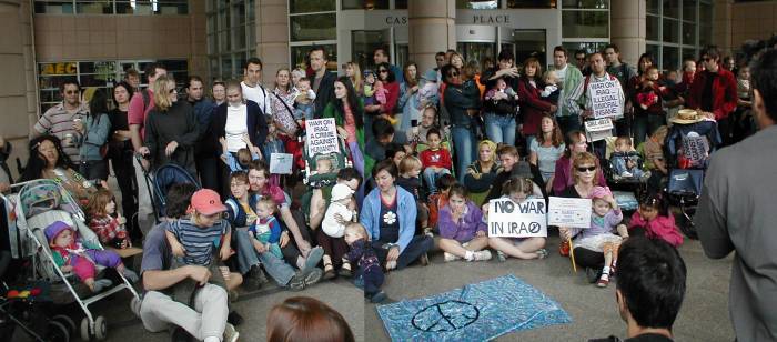 Parents, babies and toddlers at the Casselden Place Government Offices