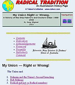 My Union Right or Wrong Cover