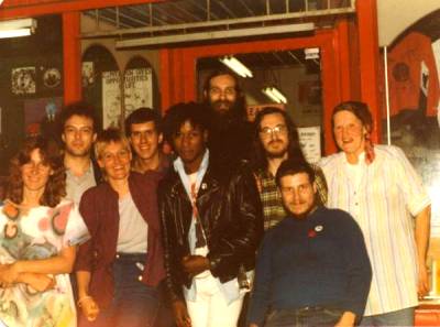 Black Rose collective with Darren and Jello from Dead Kennedys